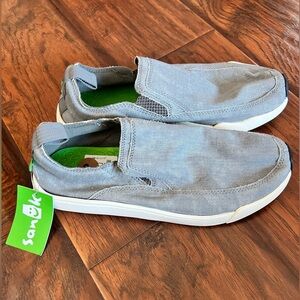 Sanuk Slip On grey Mens 8